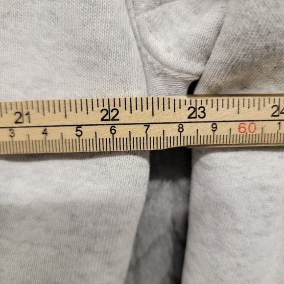 Max Foods Sweatshirt Mens Large Santee USA MADE Vintage Embroidered Gray Premium - Picture 5 of 10